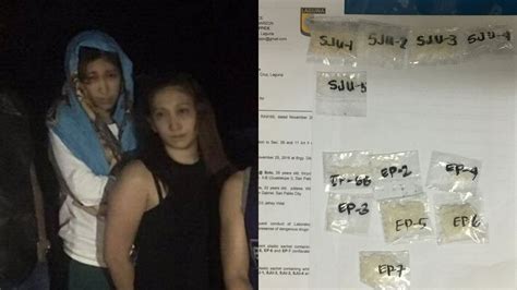 Former SexBomb Girls member, 2 others nabbed in Laguna drug .